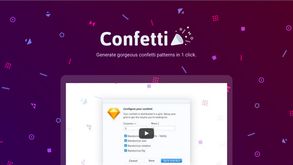 ? Sketch Confetti Plugin Konfetti mit einem Klick für dein Design